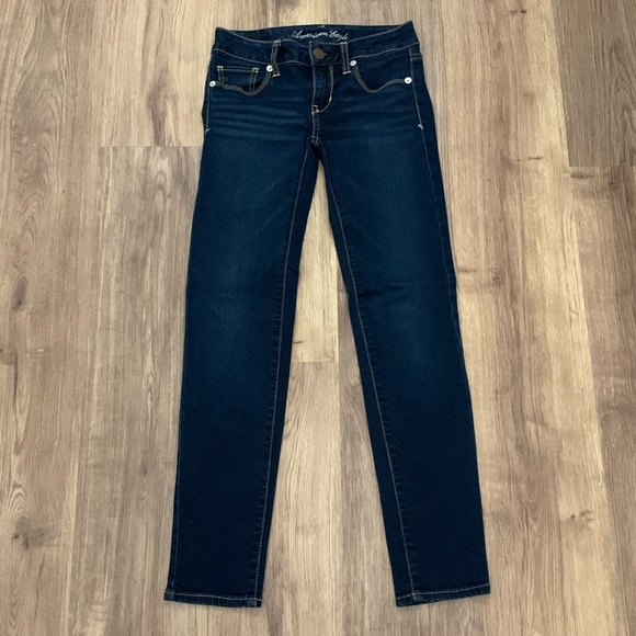 American Eagle Super Stretch Skinny jeans. Size 00 X Short - Picture 1 of 7